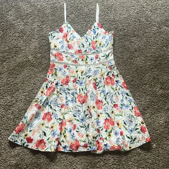 Francesca’s Blue Rain Dress - Picture 1 of 4